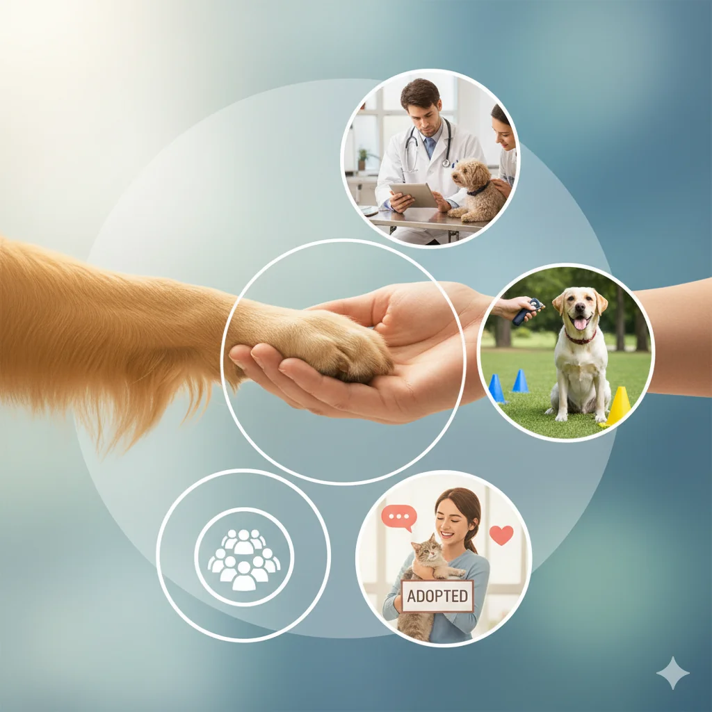 Cachorro feliz treinando - Nossa missão